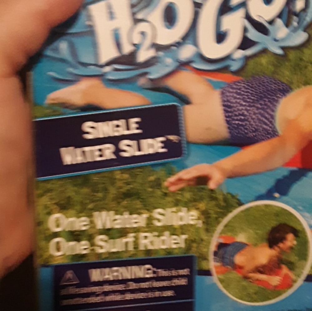 H2O Go! Single Water Slide Inflatable Mat Drench Pool 18 foot long Slip & Slide - Picture 5 of 5